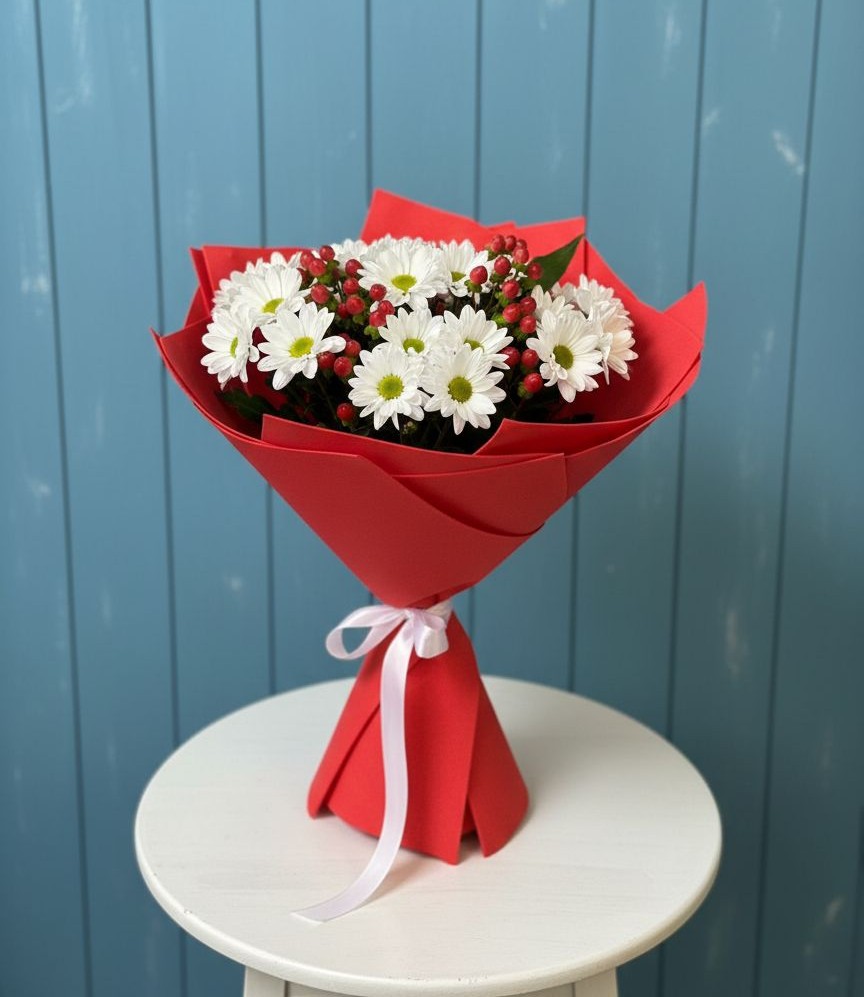 Букет цветов из: Хризантемы в Эсто-Садок