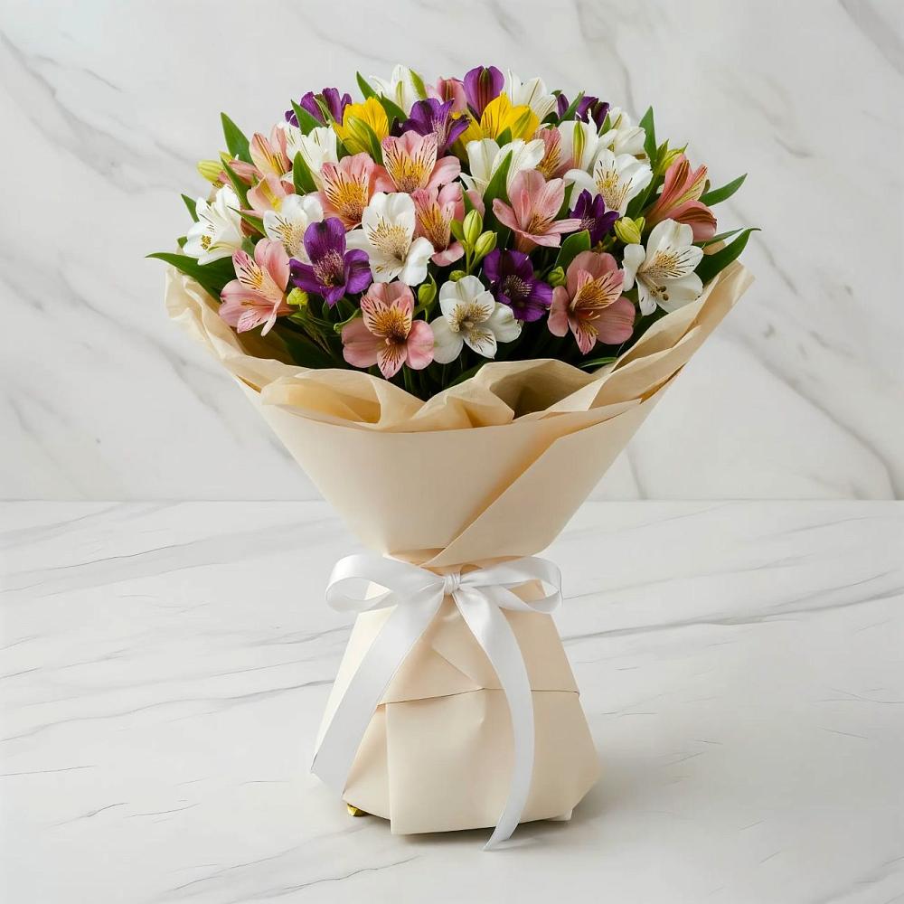 Букет цветов из: Альстромерии в Эсто-Садок