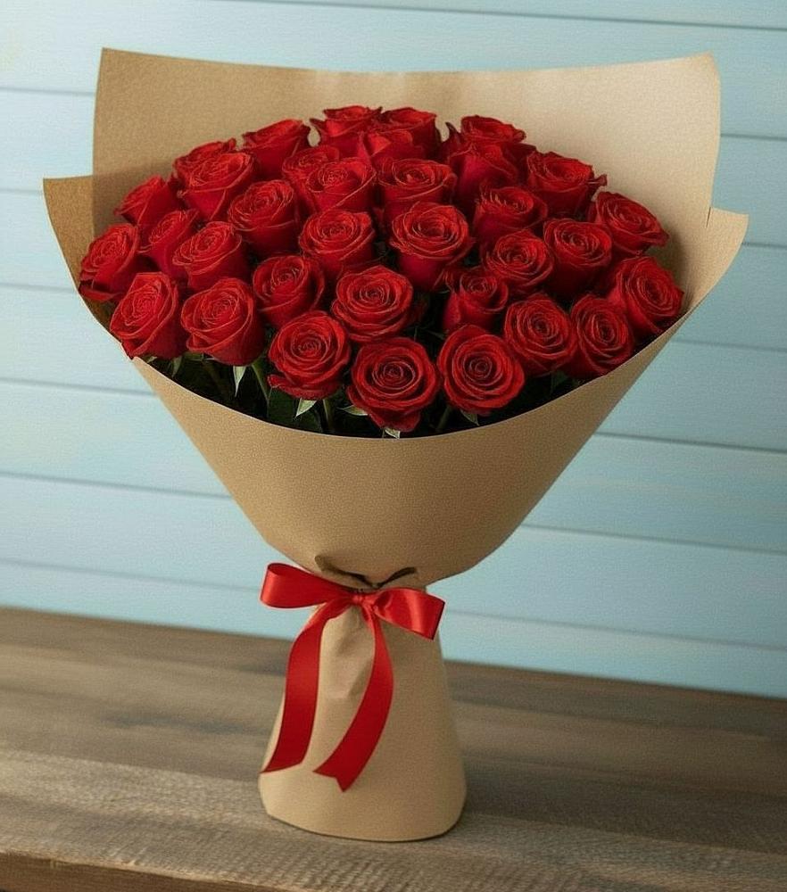 Букет Красные розы Милано в Эсто-Садок