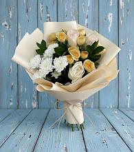 Букет цветов из:  Розы и Хризантемы #REPLACE_PRED# Эсто-Садок