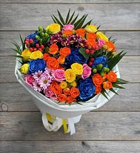 Букет цветов из:  Розы и Хризантемы #REPLACE_PRED# Эсто-Садок