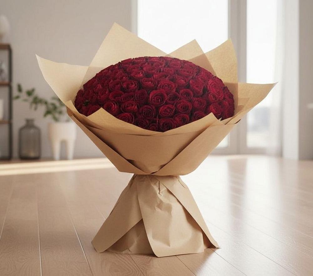 Букет 101 Красная роза в Эсто-Садок