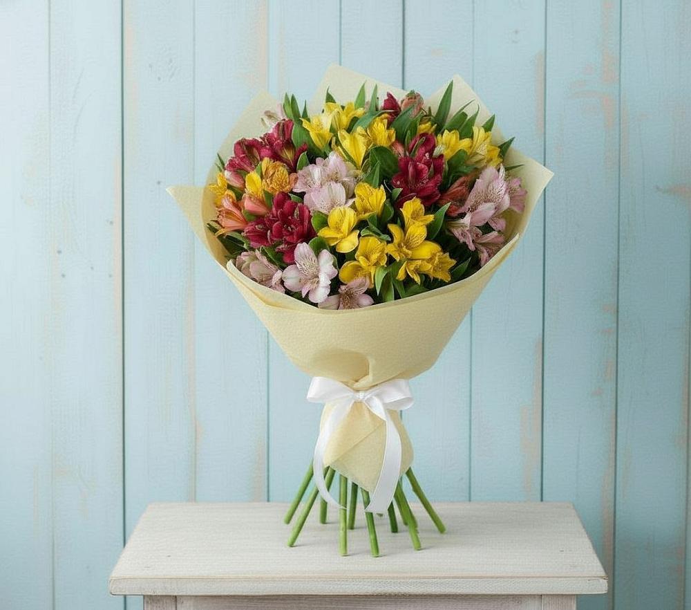 Букет цветов из: Альстромерии в Эсто-Садок
