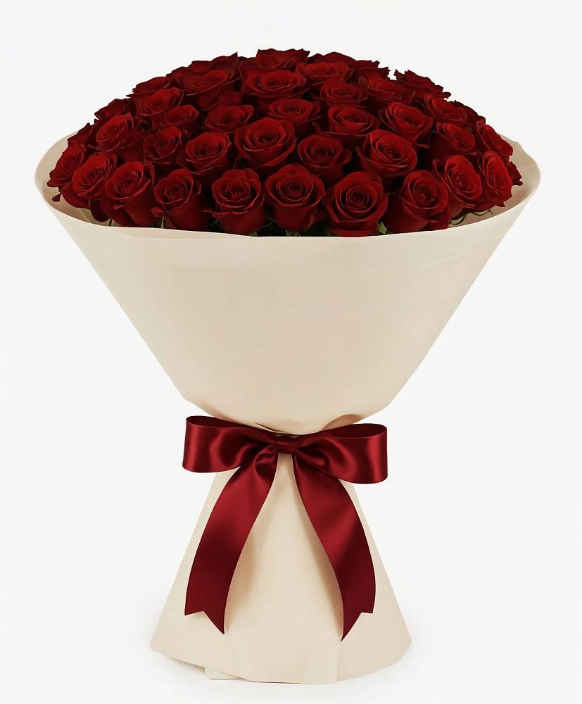 Букет 101 Бордовая роза Блэк Бакарра в Эсто-Садок