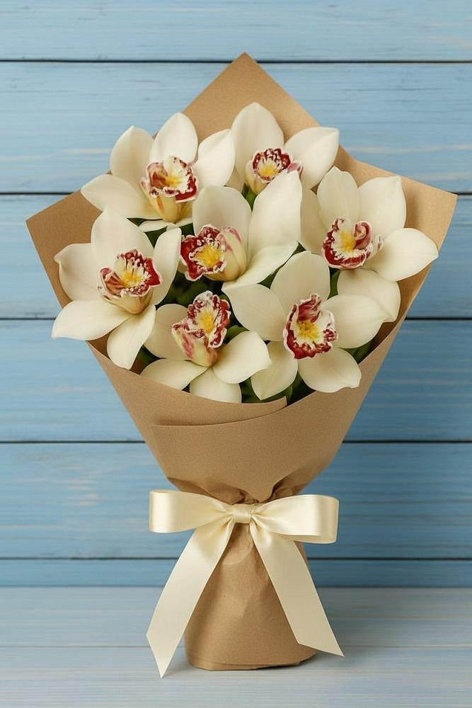 Букет цветов из: Орхидеи и Розы в Эсто-Садок