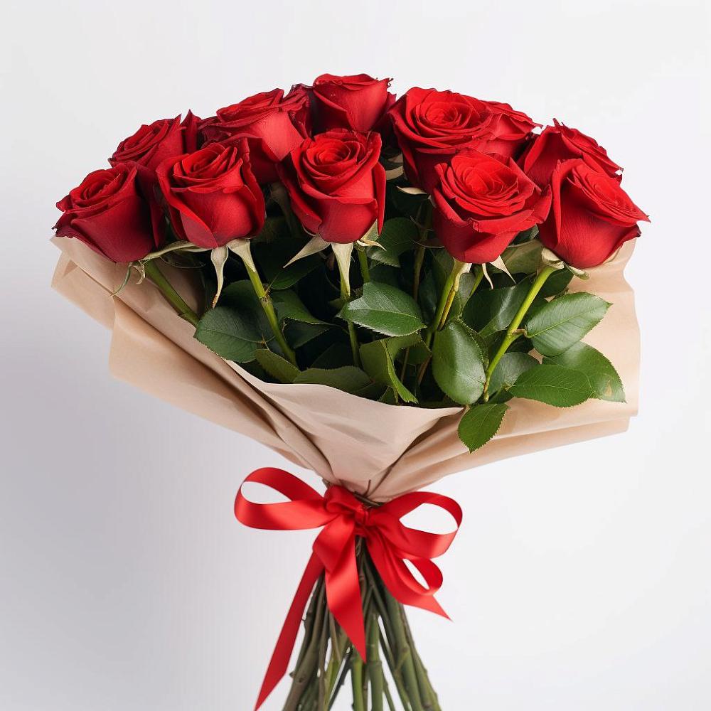 Букет 11 Красных роз Эдлесс Лав в Эсто-Садок